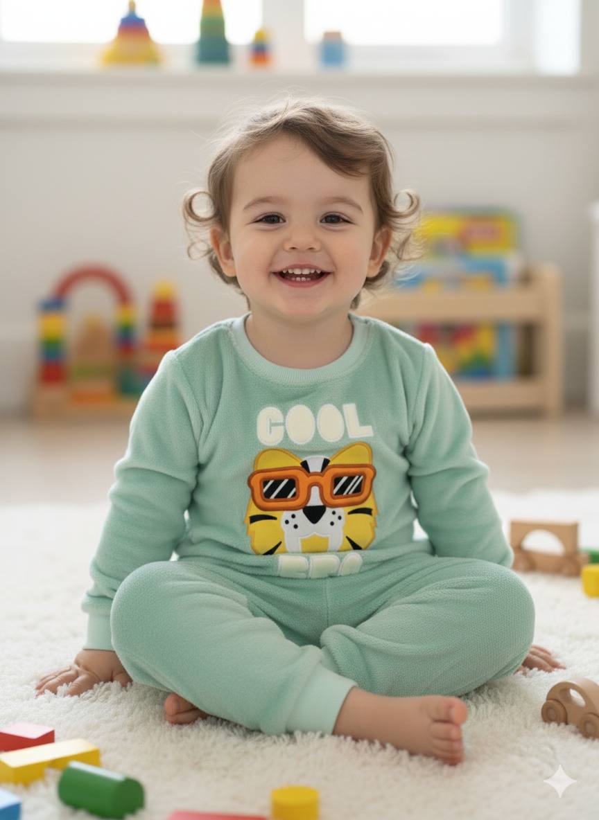 بيجامة الدفاية الاطفالي